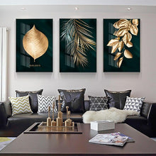 Load image into Gallery viewer, Canvas - Gold Leaves