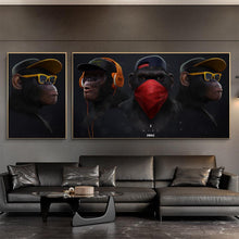 Load image into Gallery viewer, Canvas - 3 Monkeys