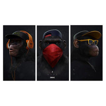 Load image into Gallery viewer, Canvas - 3 Monkeys