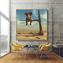 Load image into Gallery viewer, Canvas - Funny Elephant
