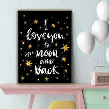 Load image into Gallery viewer, Canvas - Love to the Moon
