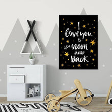 Load image into Gallery viewer, Canvas - Love to the Moon
