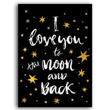 Load image into Gallery viewer, Canvas - Love to the Moon
