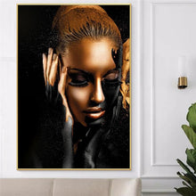 Load image into Gallery viewer, Canvas - Gold &amp; Black
