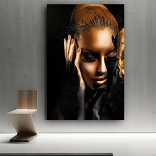 Load image into Gallery viewer, Canvas - Gold &amp; Black
