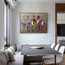 Load image into Gallery viewer, Canvas - Zebra Butt
