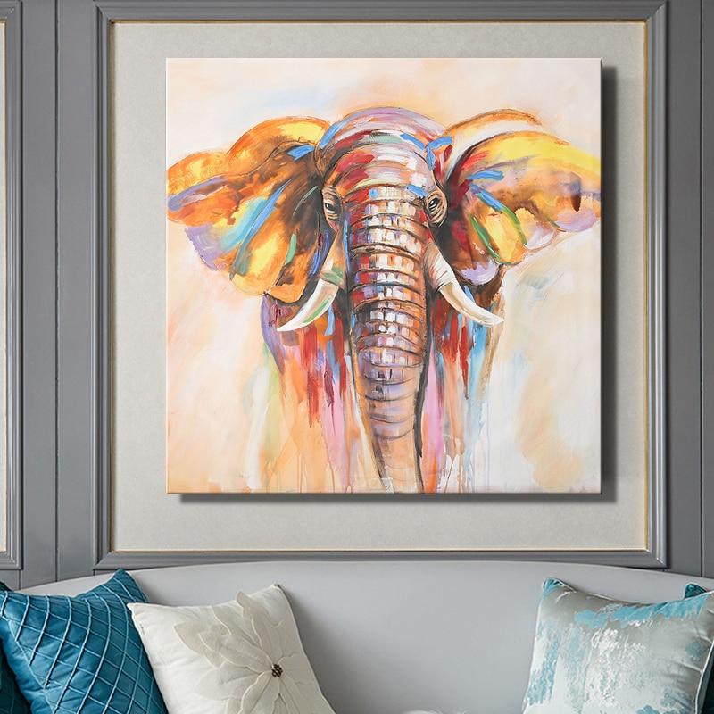 Canvas - Elephant Colors