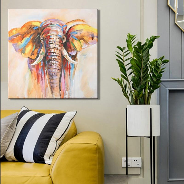 Canvas - Elephant Colors