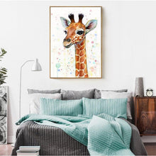 Load image into Gallery viewer, Canvas - Funny Giraffe
