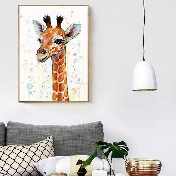 Canvas - Funny Giraffe