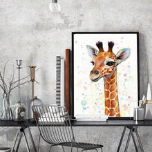 Load image into Gallery viewer, Canvas - Funny Giraffe
