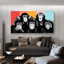 Load image into Gallery viewer, Canvas - Funky Monkeys
