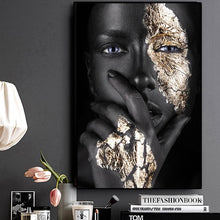 Load image into Gallery viewer, Canvas - African gold
