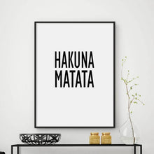 Load image into Gallery viewer, Canvas - Hakuna Matata
