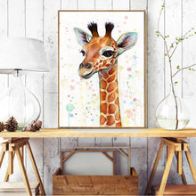 Load image into Gallery viewer, Canvas - Funny Giraffe
