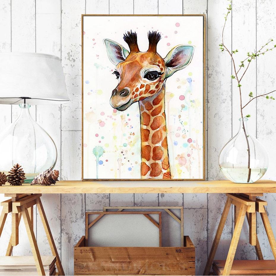 Canvas - Funny Giraffe