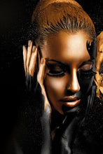 Load image into Gallery viewer, Canvas - Gold &amp; Black
