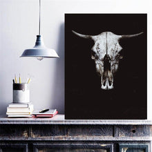 Load image into Gallery viewer, Canvas - Cow Skull
