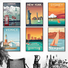 Load image into Gallery viewer, Canvas - Post Card Vintage
