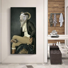 Load image into Gallery viewer, Canvas - Gentlemen Goat
