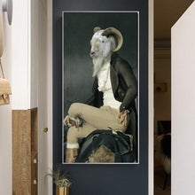 Load image into Gallery viewer, Canvas - Gentlemen Goat
