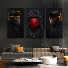 Load image into Gallery viewer, Canvas - 3 Monkeys
