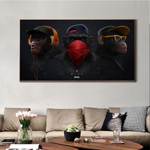 Load image into Gallery viewer, Canvas - 3 Monkeys
