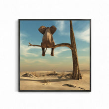 Load image into Gallery viewer, Canvas - Funny Elephant
