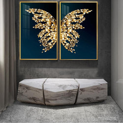 Canvas - Gold Butterfly