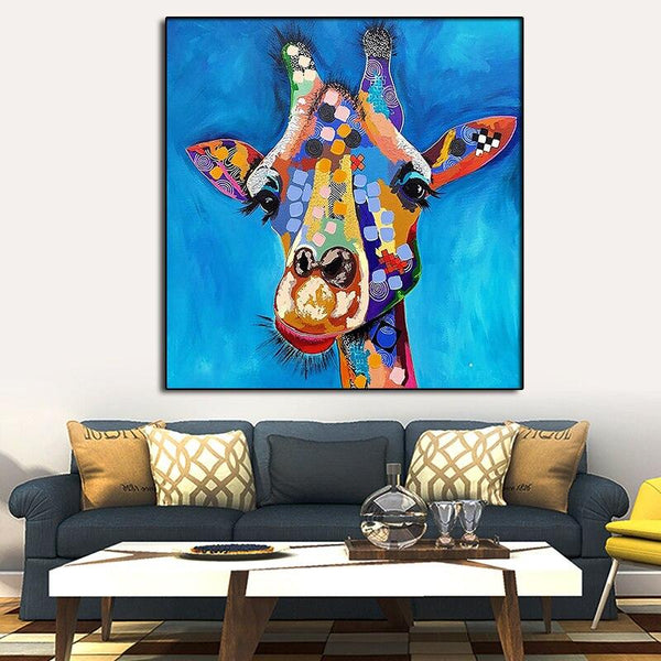Canvas - Selfie Giraffe