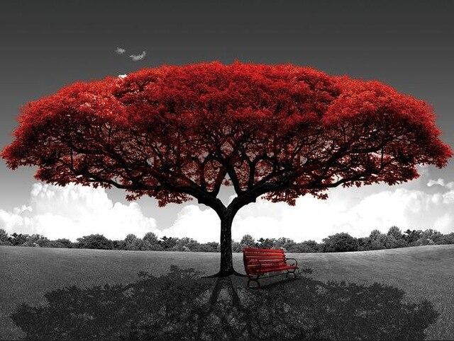 Canvas - Red Leaves
