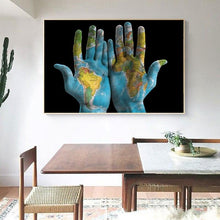 Load image into Gallery viewer, Canvas - World in Hands
