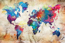Load image into Gallery viewer, Canvas - World Paint
