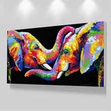 Load image into Gallery viewer, Canvas - Kissing Elephant
