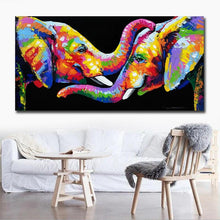 Load image into Gallery viewer, Canvas - Kissing Elephant
