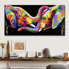Load image into Gallery viewer, Canvas - Kissing Elephant
