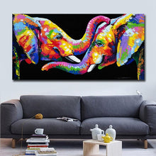 Load image into Gallery viewer, Canvas - Kissing Elephant
