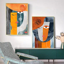 Load image into Gallery viewer, Canvas - Abstract Faces
