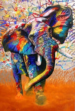 Load image into Gallery viewer, Canvas - Elephant Rainbow
