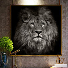 Load image into Gallery viewer, Canvas - Black &amp; White Mufasa
