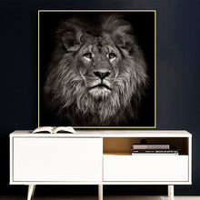 Load image into Gallery viewer, Canvas - Black &amp; White Mufasa
