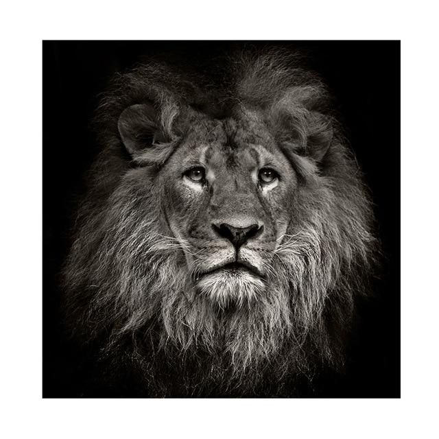 Canvas - Black & White Mufasa