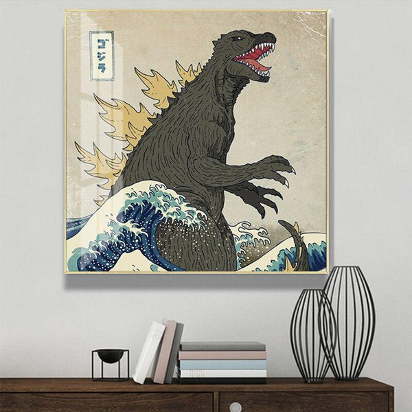 Canvas - Godzilla