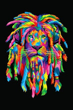 Load image into Gallery viewer, Canvas - Rasta Lion
