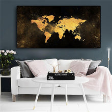 Load image into Gallery viewer, Canvas - World Gold
