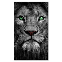 Canvas - Green Lion