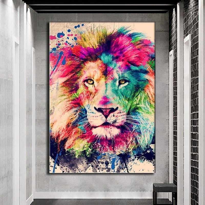 Canvas - Splash Lion