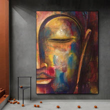Load image into Gallery viewer, Canvas - Half Face Buddha
