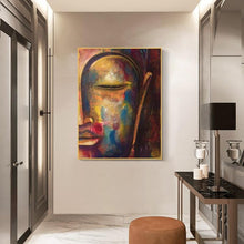 Load image into Gallery viewer, Canvas - Half Face Buddha
