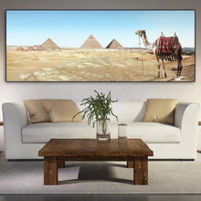 Load image into Gallery viewer, Canvas - Camel Pyramides
